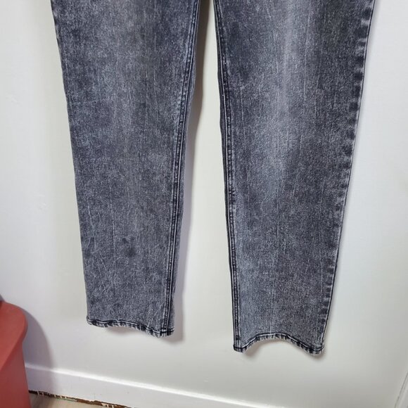 AFRM Fez Straight Leg Carpenter Jeans Hi-Rise Utility Acid Wash Women 28 x 30.5" - Picture 5 of 14